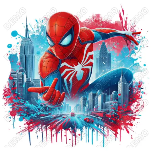 Spiderman DTF Iron on Transfer N6