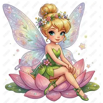 Tinkerbell DTF Iron on Transfer N87