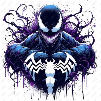 Venom  DTF  Iron on Transfer  N8