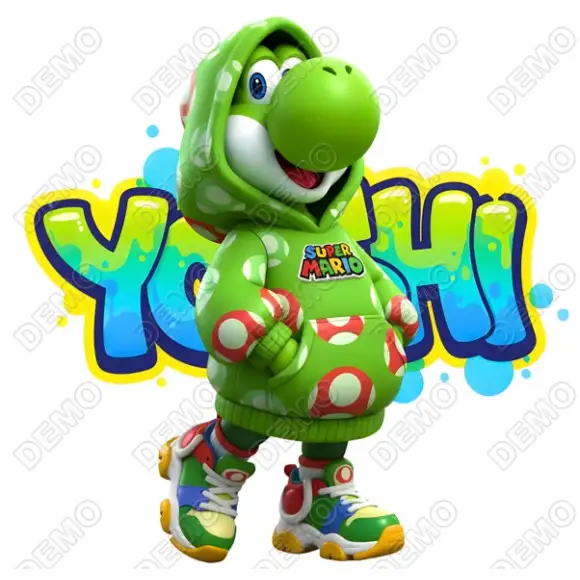 Yoshi DTF Iron on Transfer N9