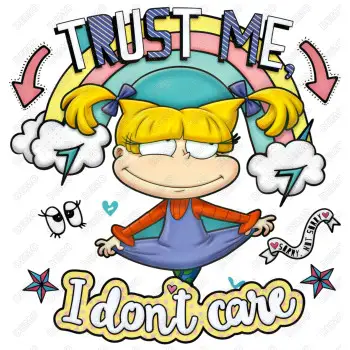 Angelica Pickles Rugrats DTF  Shirt Iron on Transfer
