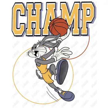 Bugs Bunny Champ  DTF Shirt Iron on Transfer