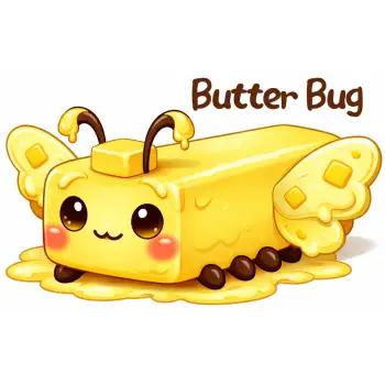 Butter Bug  DTF Iron on Transfer N2
