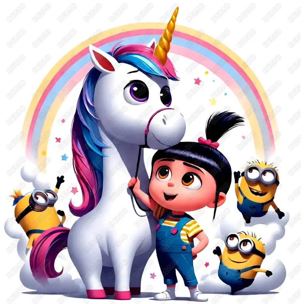 Despicable Me Agnes  DTF Iron on Transfer