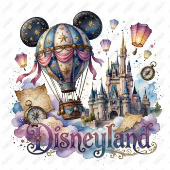 Disneyland  DTF  Shirt Iron on Transfer N7