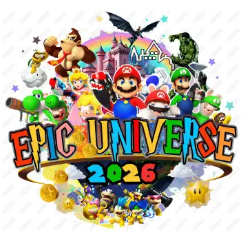 Epic Universe DTF  Shirt  Iron on Transfer  N7