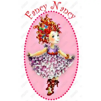 Fancy Nancy  T Shirt Iron on Transfer Decal #2