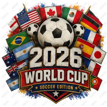FIFA World Cup 2026  DTF  Shirt Iron on Transfer N2