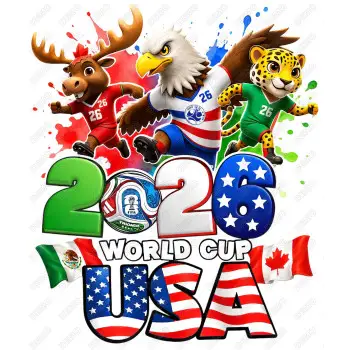 FIFA World Cup 2026  DTF  Shirt Iron on Transfer N3