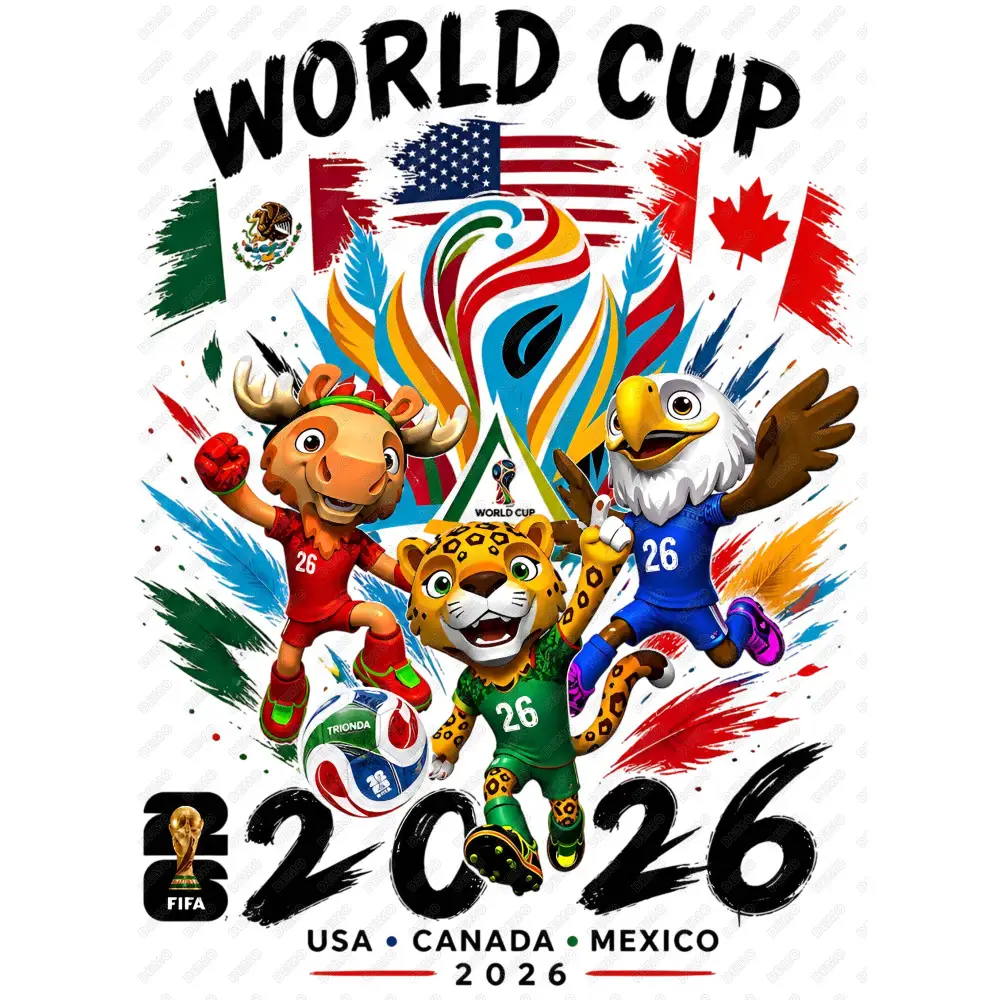 FIFA World Cup 2026  DTF  Shirt Iron on Transfer N4