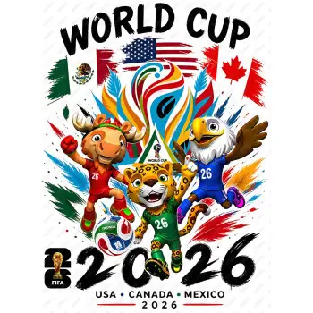 FIFA World Cup 2026  DTF  Shirt Iron on Transfer N4