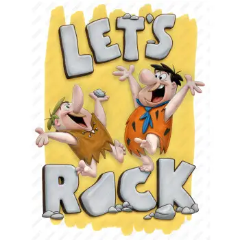 Fred Flintstone and Barney Rubble  Flintstones  DTF  Iron on Transfer