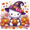 Halloween Hello Kitty DTF  Shirt Iron on Transfer N8