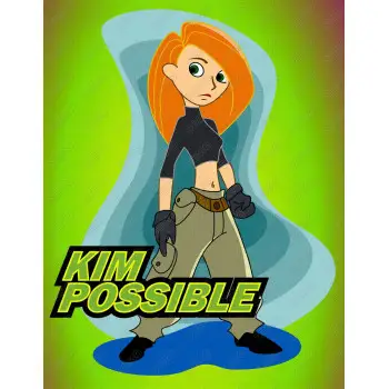 Kim Possible DTF  Shirt Iron on Transfer