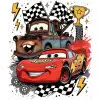 Lightning McQueen and Tow Mater  Cars Disney DTF Iron on Transfer