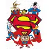 Looney Tunes  Superman DTF Iron on Transfer