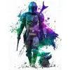 Mandalorian Star Wars  DTF  Iron on Transfer