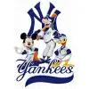NEW YORK YANKEES MICKEY MOUSE DISNEY Baseball DTF  Iron on Transfer