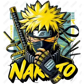 Naruto Uzumaki DTF  Iron on Transfer N90