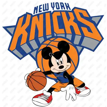 New York Knicks Mickey Mouse  Basketball DTF   Shirt Iron on Transfer