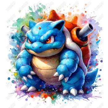 Pokémon Blastoise  DTF  Iron on Transfer  N8
