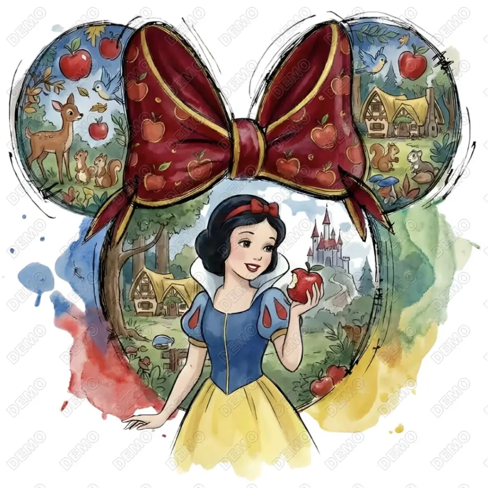 Snow White Disney DTF Iron on Transfer N6
