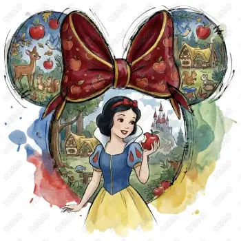 Snow White Disney DTF Iron on Transfer N6