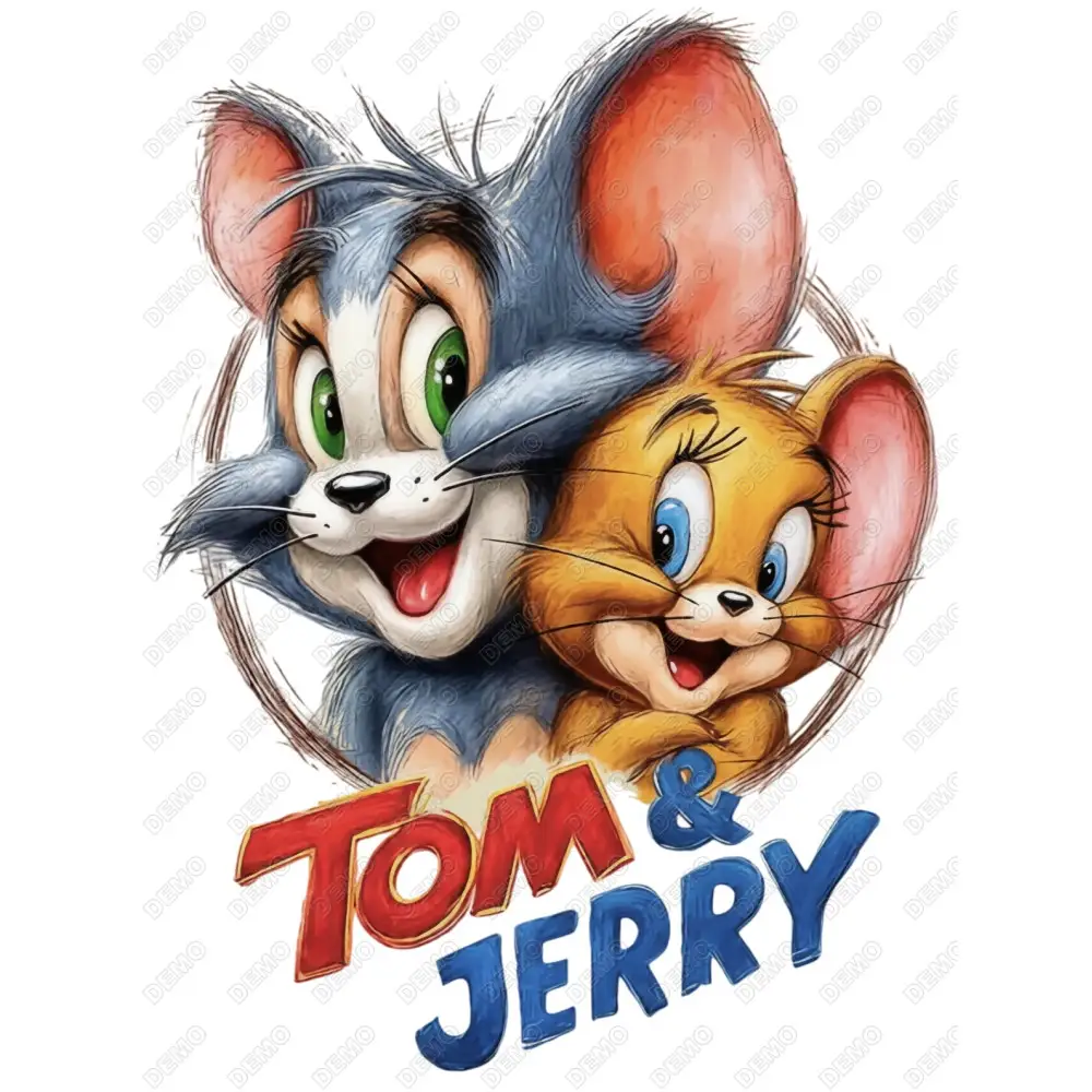 Tom and Jerry  DTF Iron on Transfer N7