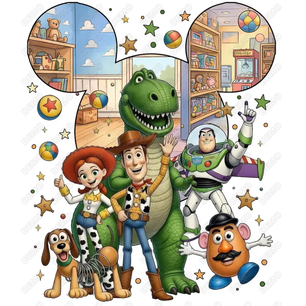 Toy Story  Disney  DTF Iron on Transfer N7