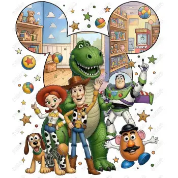 Toy Story  Disney  DTF Iron on Transfer N7