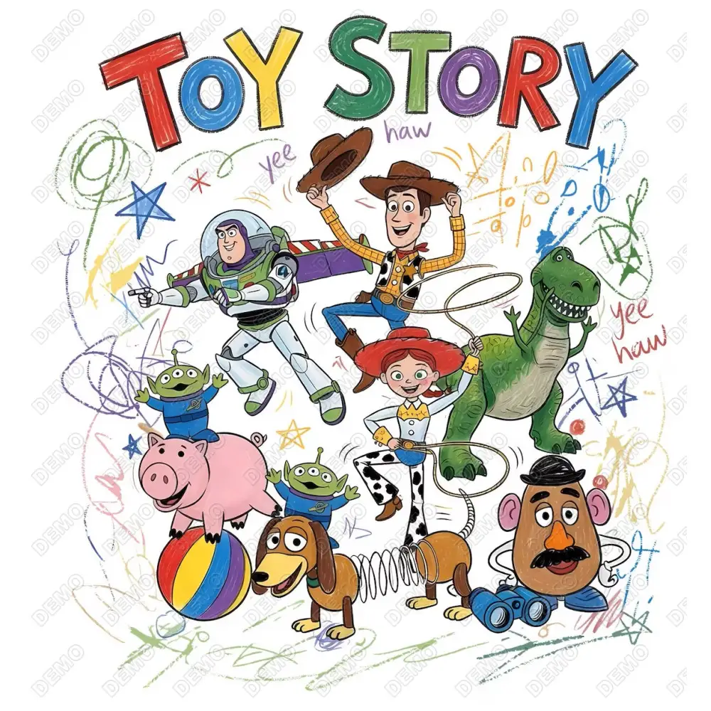 Toy Story  Disney  DTF Iron on Transfer N8