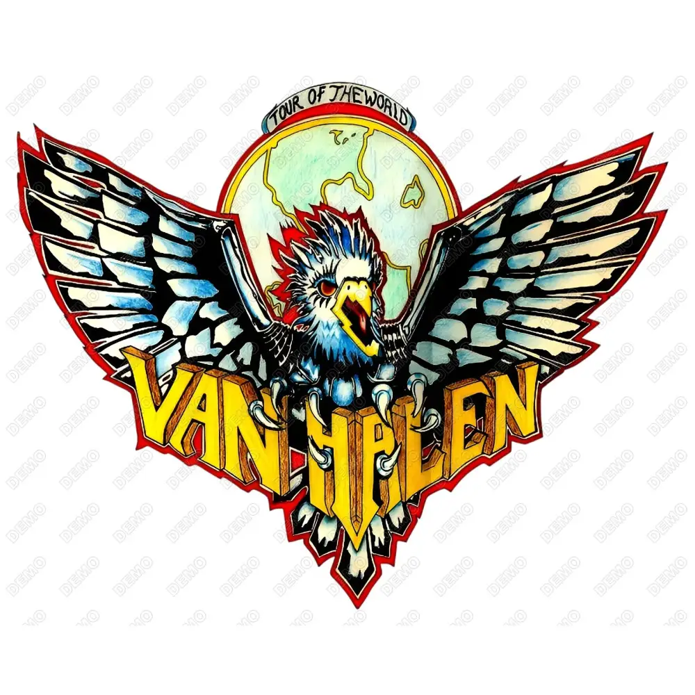Van Halen  DTF Iron on Transfer N9