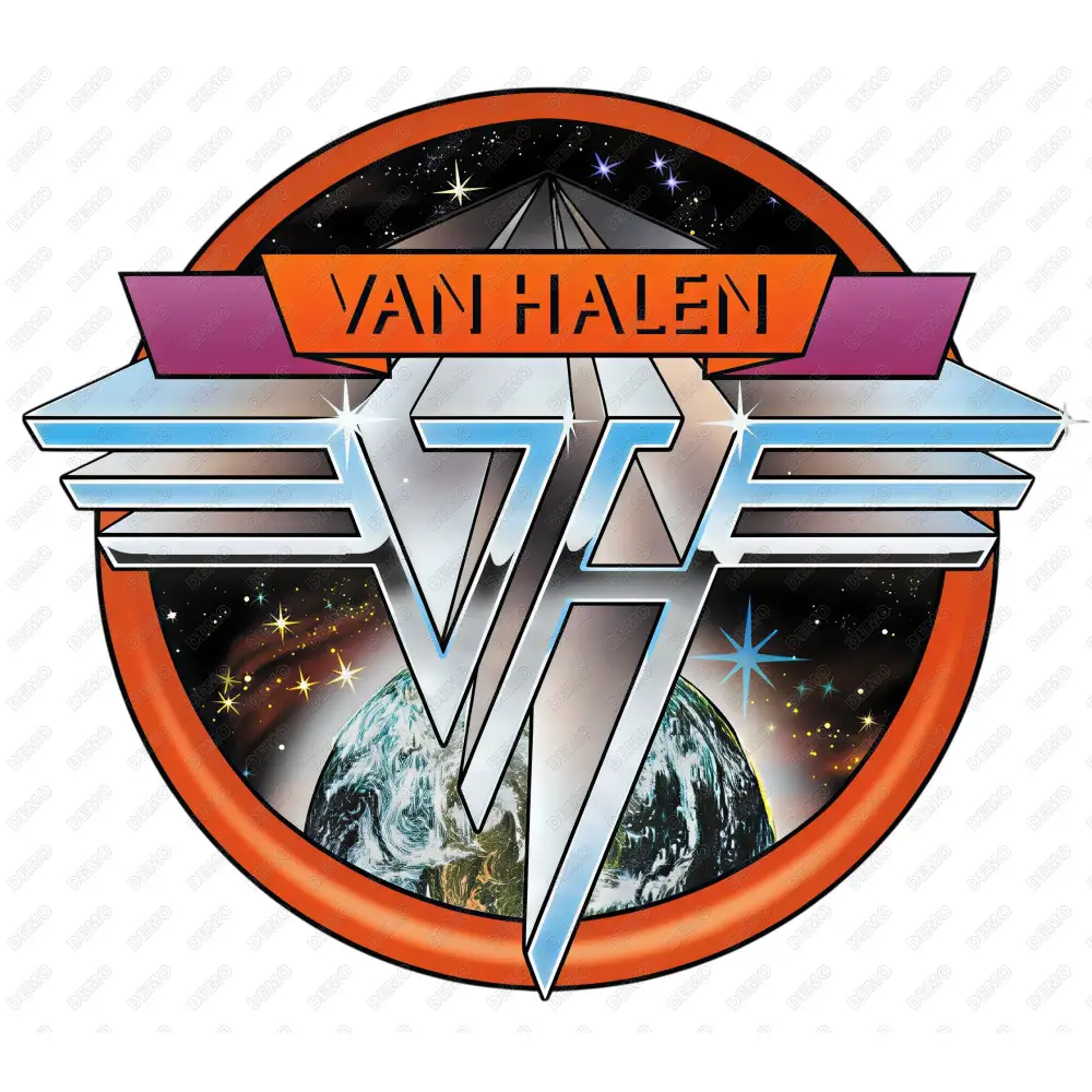 Van Halen Space  DTF Iron on Transfer