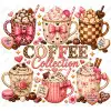 COFFEE Collection  DTF  Shirt Iron on Transfer