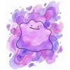 Ditto Pokemon DTF  Iron on Transfer