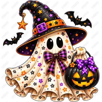 Ghost  Coquette Halloween DTF  Iron on Transfer
