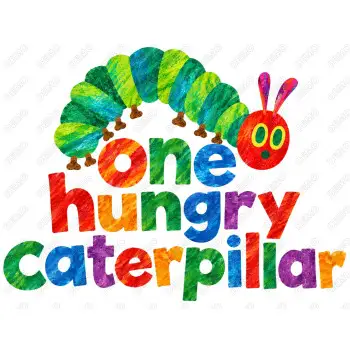 One Hungry Caterpillar   DTF  Iron on Transfer N34