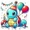 Pokemon   Squirtle Birthday  DTF  Iron on Transfer N9