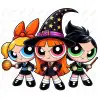 Powerpuff Girls Halloween  DTF Iron on Transfer