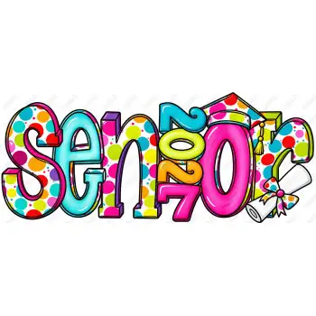 Senior Custom Year  Graduation  DTF Iron On Transfer N5
