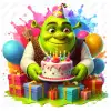Shrek Birthday  DTF  Shirt Iron on Transfer