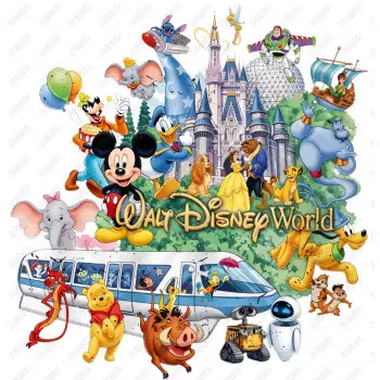 Walt Disney World Storybook   DTF Iron on Transfer