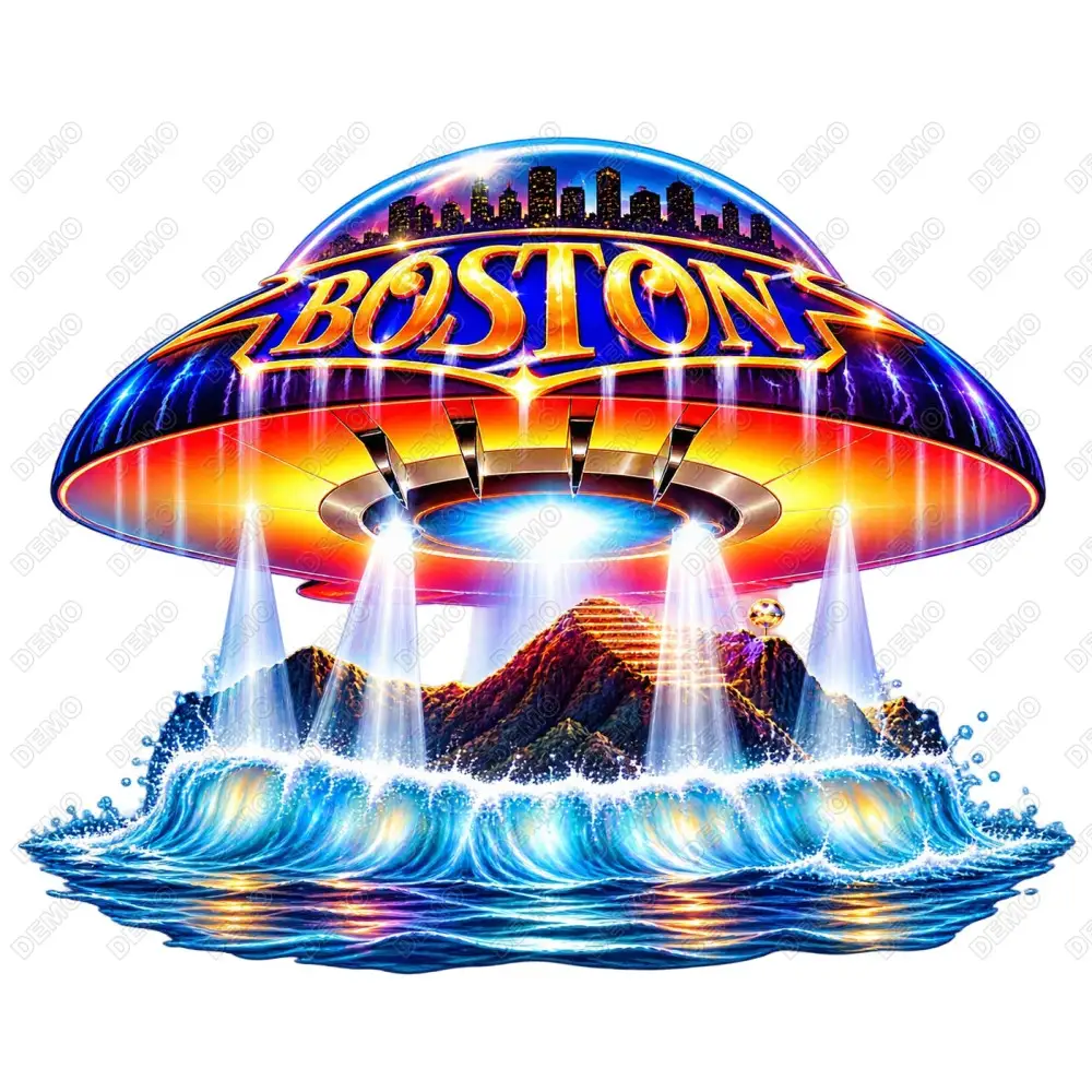 Boston band  DTF  Shirt Iron on Transfer