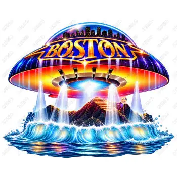 Boston band  DTF  Shirt Iron on Transfer