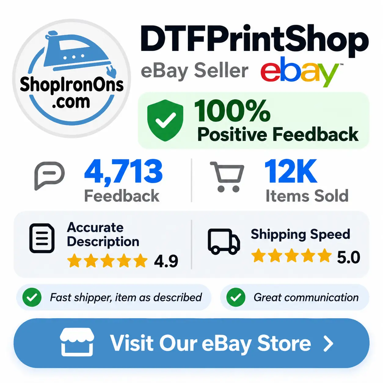 Visit Our Ebay Store