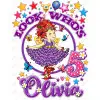Fancy Nancy  Custom Birthday DTF  Shirt Iron on Transfer