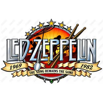 Led Zeppelin DTF Shirt Iron on Transfer N2