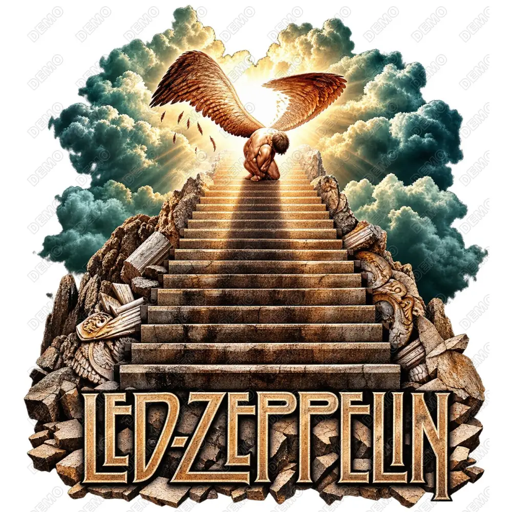 Led Zeppelin DTF Shirt Iron on Transfer N3
