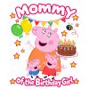 Mommy Peppa Pig Birthday DTF  Shirt Iron on Transfer