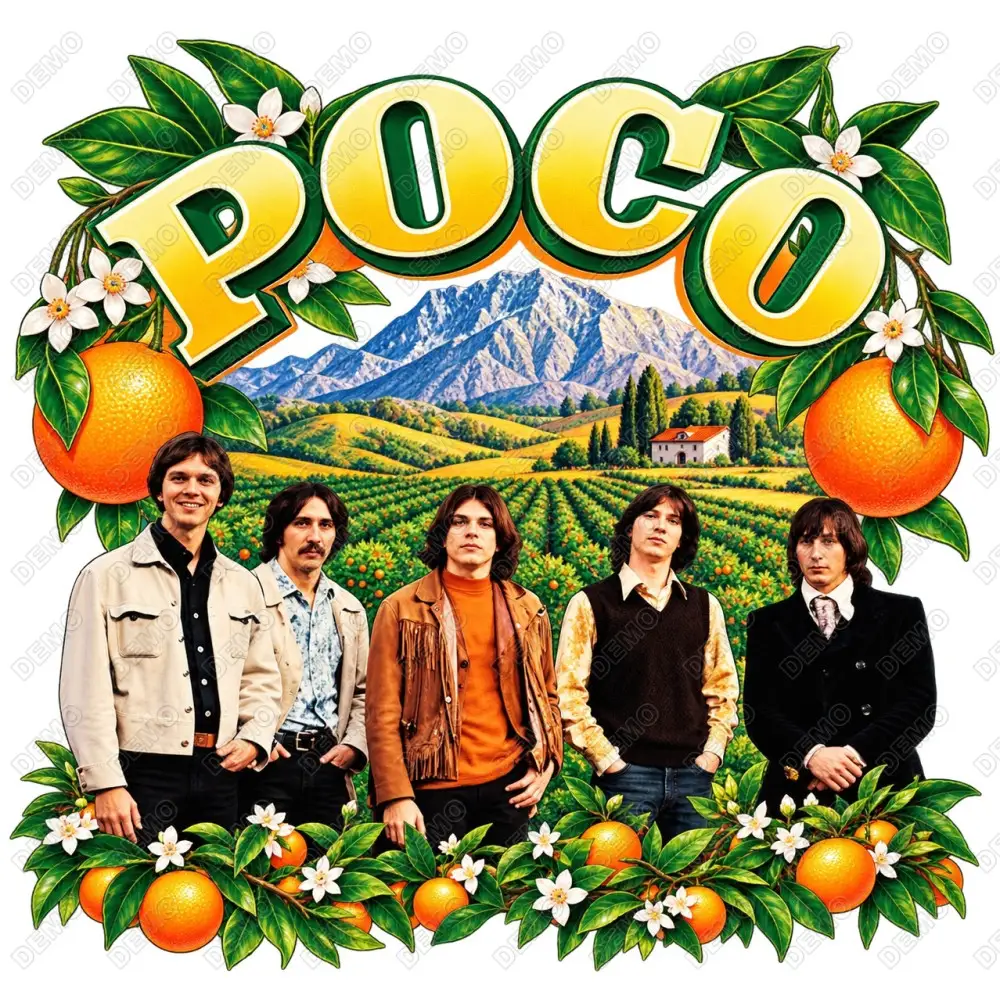 Poco band  DTF  Shirt Iron on Transfer